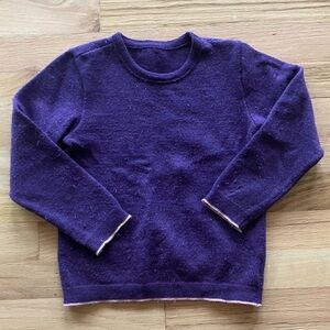 Disana Organic Wool Sweater 4/5 Purple